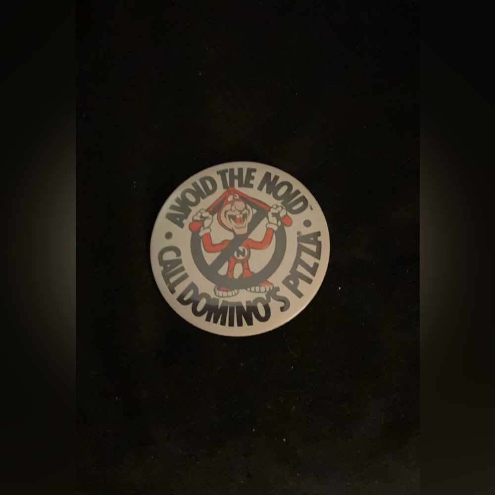 Domino's Avoid the Noid Vintage Button